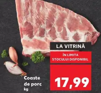 Kaufland Coaste de porc Ofertă