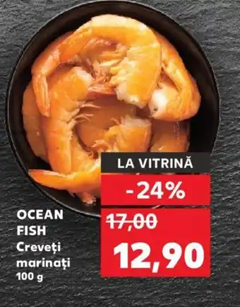 Kaufland OCEAN FISH Creveţi marinaţi 100 g Ofertă