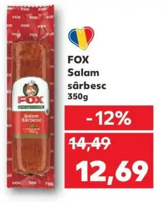 Kaufland FOX Salam sârbesc Ofertă