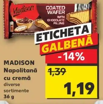 Kaufland MADISON Napolitană cu cremă Ofertă