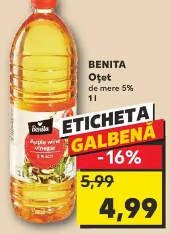 Kaufland BENITA Oţet Ofertă