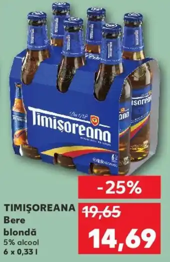 Kaufland TIMIŞOREANA Bere blondă Ofertă