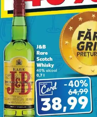 Kaufland J&B Rare Scotch Whisky Ofertă