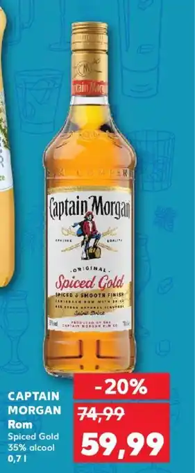 Kaufland CAPTAIN MORGAN Rom 0.7L Ofertă
