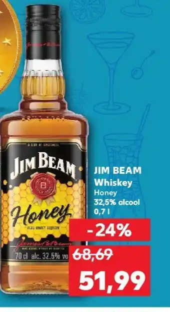 Kaufland JIM BEAM Whiskey Honey 32,5% alcool 0,7L Ofertă