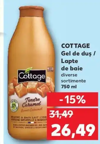 Kaufland COTTAGE Gel de duş / Lapte de baie Ofertă