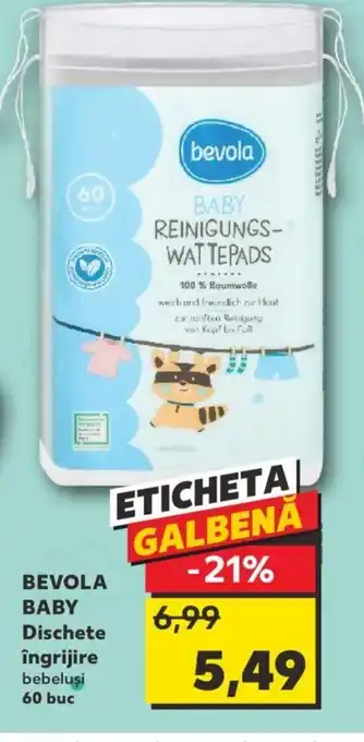 Kaufland BEVOLA BABY Dischete îngrijire Ofertă