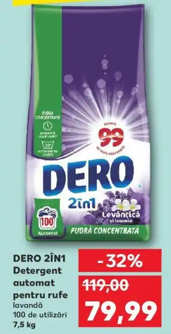 Kaufland DERO 2IN1 Detergent automat pentru rufe Ofertă