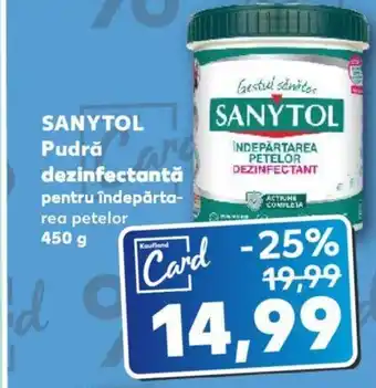 Kaufland SANYTOL Pudră dezinfectantă Ofertă