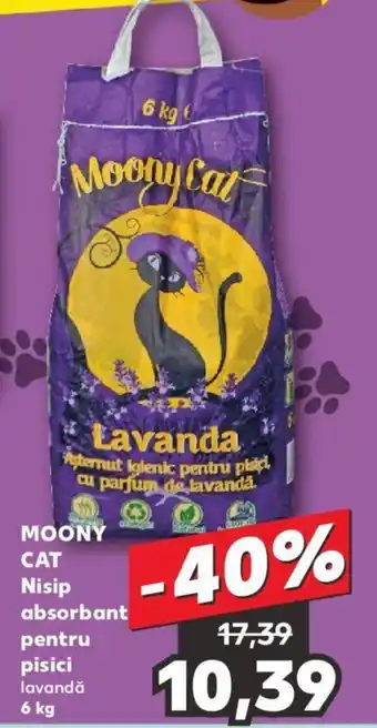 Kaufland MOONY CAT Nisip absorbant pentru pisici Ofertă