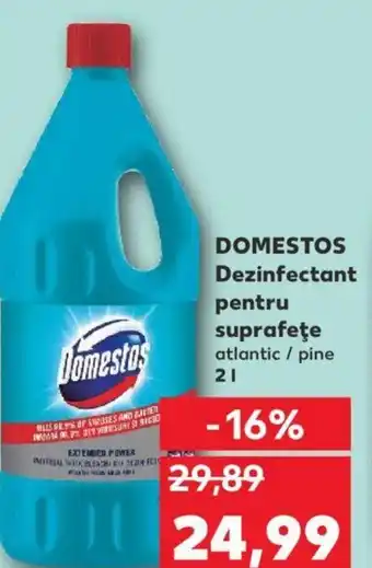 Kaufland DOMESTOS Dezinfectant pentru suprafeţe Ofertă