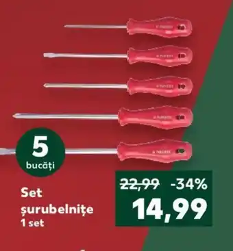 Set şurubelniţe 1 set