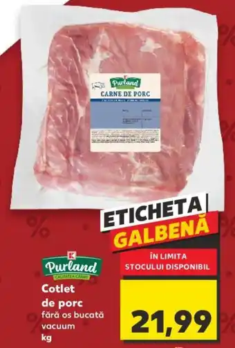 Kaufland Cotlet de porc Ofertă