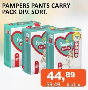 Unicarm PAMPERS PANTS CARRY PACK DIV. SORT. Ofertă