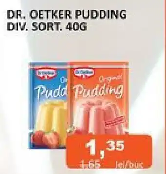 Unicarm DR. OETKER PUDDING DIV. SORT. 40G Ofertă