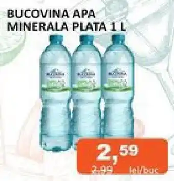 BUCOVINA APA MINERALA PLATA 1 L
