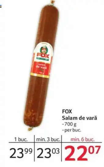 Selgros FOX Salam de vară Ofertă