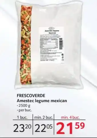 Selgros FRESCOVERDE Amestec legume mexican Ofertă