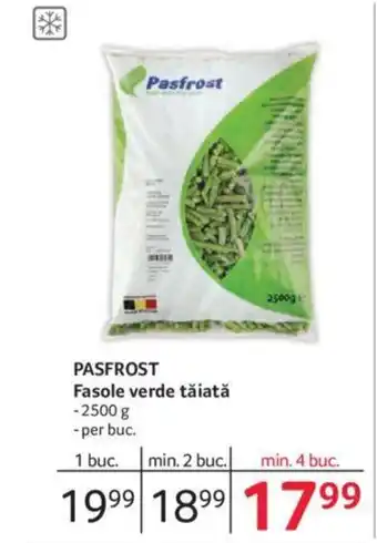 Selgros PASFROST Fasole verde tăiată Ofertă