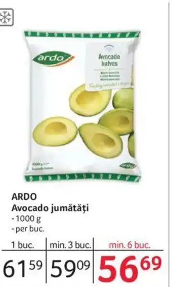 Selgros ARDO Avocado jumătăți Ofertă