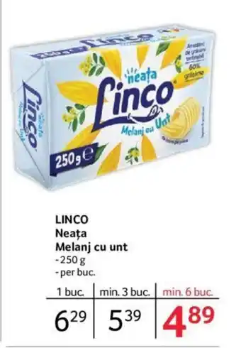 Selgros LINCO Neaţa Melanj cu unt Ofertă