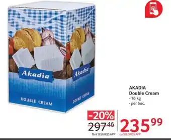 Selgros AKADIA Double Cream Ofertă