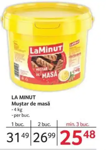 Selgros LA MINUT Muştar de masă Ofertă