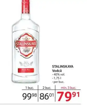 STALINSKAYA Vodcă