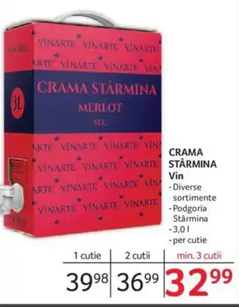 Selgros CRAMA STARMINA Vin Ofertă