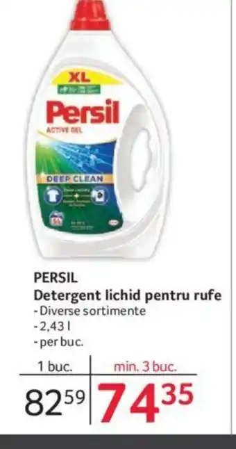 Selgros PERSIL Detergent lichid pentru rufe Ofertă