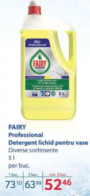 Selgros FAIRY Professional Detergent lichid pentru vase Ofertă