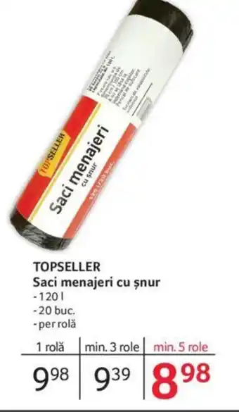 Selgros TOPSELLER Saci menajeri cu snur Ofertă