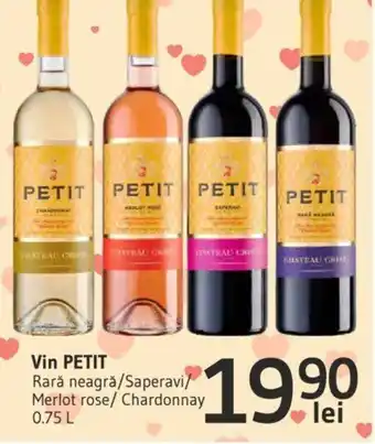 Supeco Vin PETIT Rară neagră/Saperavi/ Merlot rose/ Chardonnay 0.75 L Ofertă