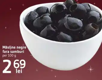 Supeco Măsline negre fara samburi Ofertă