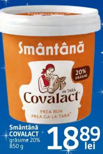 Supeco Smântână COVALACT grăsime 20% 850 g Ofertă