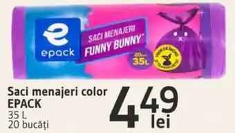 Supeco Saci menajeri color EPACK Ofertă