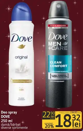 Supeco Deo spray DOVE 250 ml Ofertă