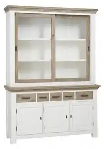 Favi Vitrina din stejar, 5 usi 5 sertare Ofertă