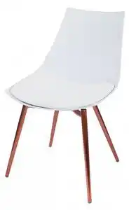 Favi Set 4 scaune Dakota alb/cupru Ofertă