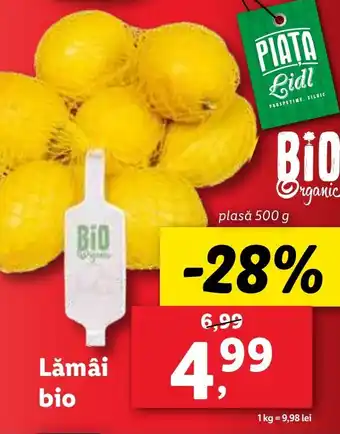 Lidl Lămâi bio Ofertă