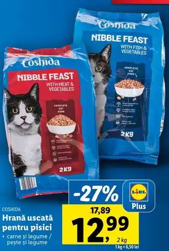 Lidl COSHIDA Hrană uscată pentru pisici Ofertă