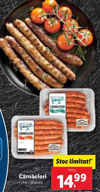 Lidl Cârnăciori Ofertă