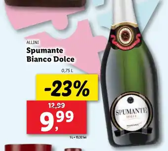 Lidl ALLINI Spumante Bianco Dolce Ofertă