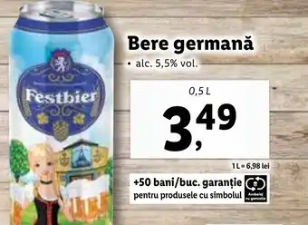 Lidl Bere germană Ofertă