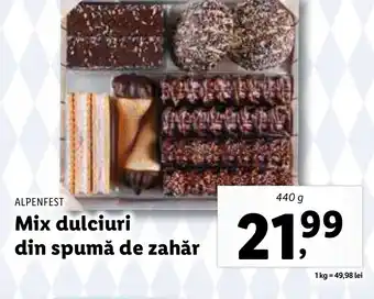 ALPENFEST Mix dulciuri din spumă de zahăr