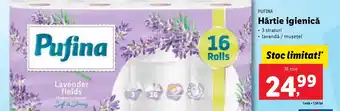 Lidl PUFINA Hârtie igienică Ofertă