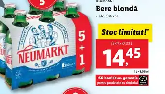Lidl NEUMARKT Bere blondă Ofertă