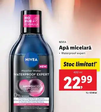 Lidl NIVEA Apă micelară Ofertă