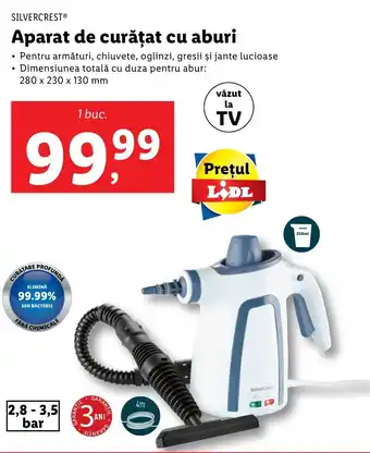 Lidl SILVERCRESTⓇ Aparat de curățat cu aburi Ofertă