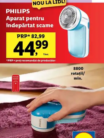 Lidl PHILIPS Aparat pentru îndepărtat scame Ofertă